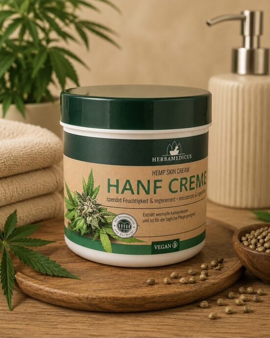 INTENSĪVI MITRINOŠS KRĖMS AR KAŅEPJU EKSTRAKTU 250ML