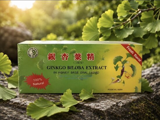 GINKO BILOBA ŠĶIDRAIS EKSTRAKTS UZ MEDUS BĀZES 10X10ML