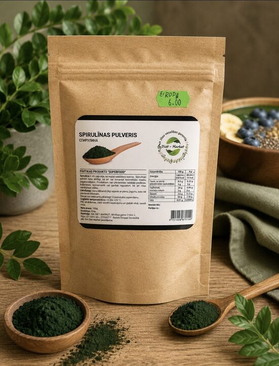 SPIRULINAS PULVERIS 100GR
