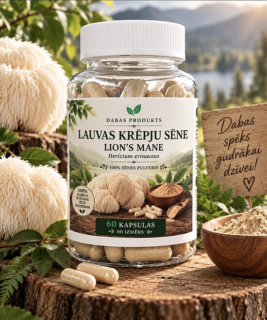 LION'S SĒNE 60 kapsulas