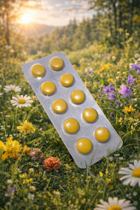 AKNU UN ŽULTS SISTĒMAS ATBALSTAM - ALLOHOL 10 TABLETES