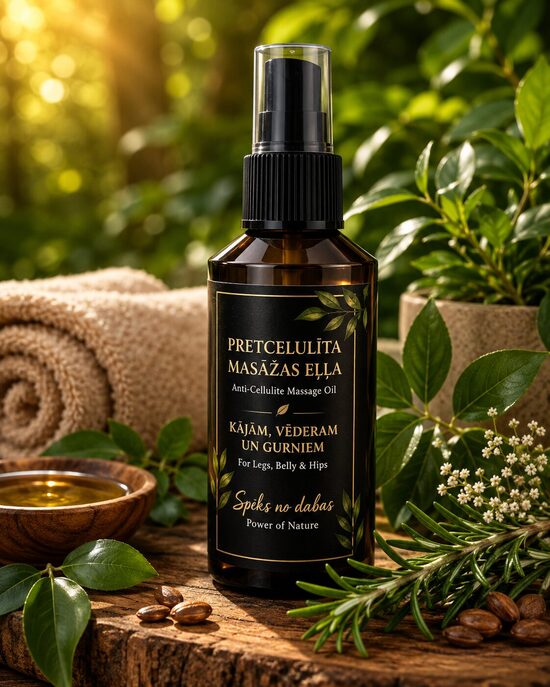 PRETCELULĪTA  UN ĶERMEŅA MASĀŽAS EĻĻA 150ML