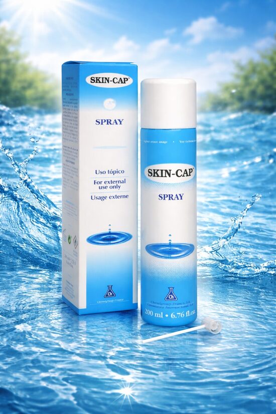 SKIN-CAP SPRAY PSORIĀZES UN EKZĒMU GADĪJUMĀ 100ML